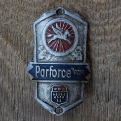 Steuerkopfschild PARFORCE, 50er Jahre, Originalschild aus Sammlungsbestand 