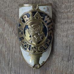 Steuerkopfschild PATRIA WKC, 50er Jahre, Originalschild aus Sammlungsbestand 