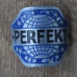 Steuerkopfschild PERFEKT, 30er Jahre, Originalschild aus Sammlungsbestand 