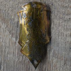 Steuerkopfschild SIEG, 30er Jahre, Originalschild aus Sammlungsbestand 