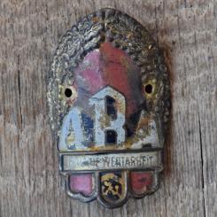 Steuerkopfschild ARA, 50er Jahre, Originalschild aus Sammlungsbestand 