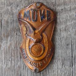 Steuerkopfschild MÖWE, 50er Jahre, Originalschild aus Sammlungsbestand 