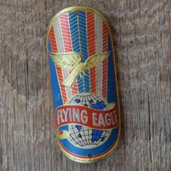 Steuerkopfschild FLYING EAGLE, 60er Jahre, Originalschild aus Sammlungsbestand 