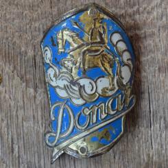 Steuerkopfschild DONAR, 50er Jahre, Originalschild aus Sammlungsbestand 