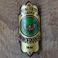 Steuerkopfschild WANDERVOGEL, 20er Jahre, Originalschild aus Sammlungsbestand 