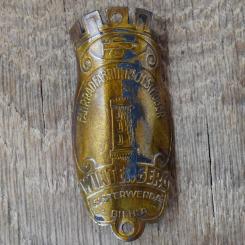 Steuerkopfschild WINTERBERG, 30er Jahre, Originalschild aus Sammlungsbestand 