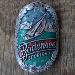 Steuerkopfschild BODENSEE, 50er Jahre, Originalschild aus Sammlungsbestand 