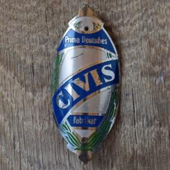 Steuerkopfschild CIVIS, 30er Jahre, Originalschild aus Sammlungsbestand 