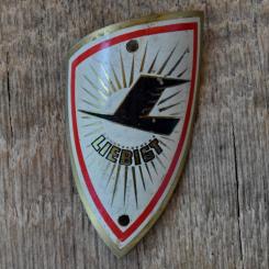 Steuerkopfschild LIEBIGT, 50er Jahre, Originalschild aus Sammlungsbestand 