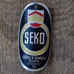 Steuerkopfschild SEKO, 50er Jahre, Originalschild aus Sammlungsbestand 