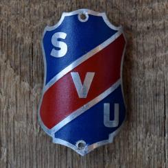 Steuerkopfschild SVU, 50er Jahre, Originalschild aus Sammlungsbestand 