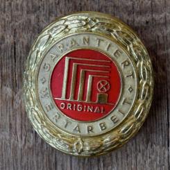 Schutzblechwappen für hinten ORIGINAL GARANTIERT WERTARBEIT, 50er Jahre, Originalschild aus Sammlungsbestand 