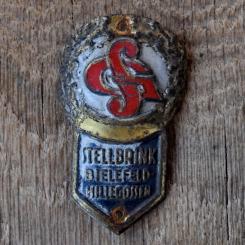 Steuerkopfschild SG STELLBRINK, 50er Jahre, Originalschild aus Sammlungsbestand 