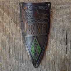 Steuerkopfschild SPRINTER, 30er Jahre, Originalschild aus Sammlungsbestand 