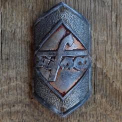 Steuerkopfschild SÜFACO, 50er Jahre, Originalschild aus Sammlungsbestand 