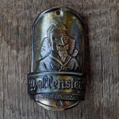 Steuerkopfschild WALLENSTEIN, 50er Jahre, Originalschild aus Sammlungsbestand 