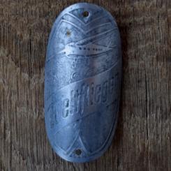 Steuerkopfschild WELTFLIEGER, 30er Jahre, Originalschild aus Sammlungsbestand 