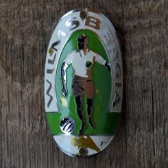 Steuerkopfschild WILMSBERGIA, 50er Jahre, Originalschild aus Sammlungsbestand 