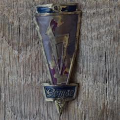 Steuerkopfschild GEMSE, 50er Jahre, Originalschild aus Sammlungsbestand 