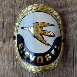 Steuerkopfschild EISVOGEL, 50er Jahre, Originalschild aus Sammlungsbestand 