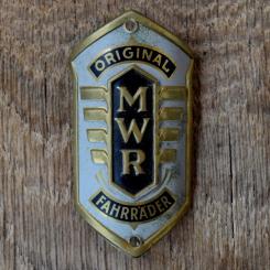 Steuerkopfschild MWR, 50er Jahre, Originalschild aus Sammlungsbestand 