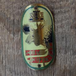 Steuerkopfschild MEIN MEMELAND, 30er Jahre, Originalschild aus Sammlungsbestand 