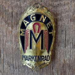 Steuerkopfschild MAGNET, 50er Jahre, Originalschild aus Sammlungsbestand 