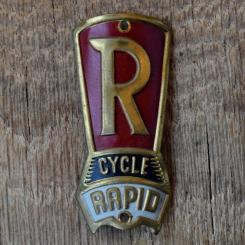 Steuerkopfschild RAPID, 50er Jahre, Originalschild aus Sammlungsbestand 