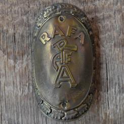 Steuerkopfschild RAFA, 50er Jahre, Originalschild aus Sammlungsbestand 