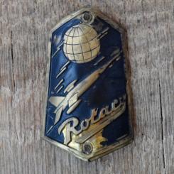 Steuerkopfschild ROTARY, 50er Jahre, Originalschild aus Sammlungsbestand 