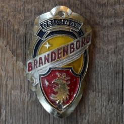 Steuerkopfschild BRANDENBORG, 50er Jahre, Originalschild aus Sammlungsbestand 
