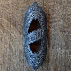 Steuerkopfschild BRENNABOR, 20er Jahre, Originalschild aus Sammlungsbestand 