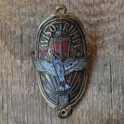 Steuerkopfschild AVISO-TRUMPF, 50er Jahre, Originalschild aus Sammlungsbestand 