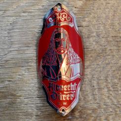 Steuerkopfschild ALBRECHT DÜRER, 30er Jahre, Originalschild aus Sammlungsbestand 