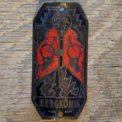 Steuerkopfschild BERGKÖNIG, 30er Jahre, Originalschild aus Sammlungsbestand 