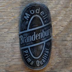 Steuerkopfschild BRANDENBURG, 30er Jahre, Originalschild aus Sammlungsbestand 