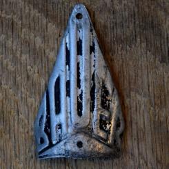 Steuerkopfschild BAUER, 40er Jahre, Originalschild aus Sammlungsbestand 