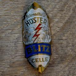 Steuerkopfschild BLITZ, 30er Jahre, Originalschild aus Sammlungsbestand 