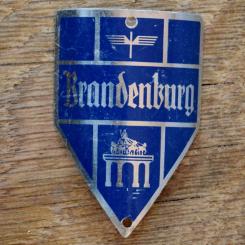 Steuerkopfschild BRANDENBURG, 50er Jahre, Originalschild aus Sammlungsbestand 