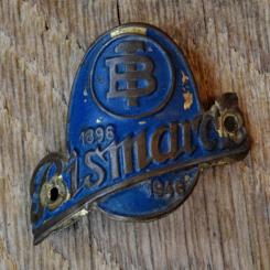Steuerkopfschild BISMARCK, 50er Jahre, Originalschild aus Sammlungsbestand 