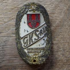 Steuerkopfschild G.K.S.-RAD, 50er Jahre, Originalschild aus Sammlungsbestand 