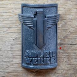Steuerkopfschild ADLERWERKE, 50er Jahre, Originalschild aus Sammlungsbestand 