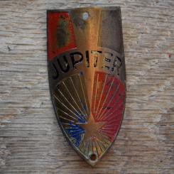 Steuerkopfschild JUPITER, 30er Jahre, Originalschild aus Sammlungsbestand 