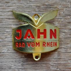 Steuerkopfschild JAHN, 50er Jahre, Originalschild aus Sammlungsbestand 