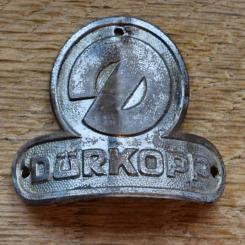 Steuerkopfschild DÜRKOPP, 50er Jahre, Originalschild aus Sammlungsbestand 