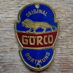 Steuerkopfschild GÖRCO, 50er Jahre, Originalschild aus Sammlungsbestand 