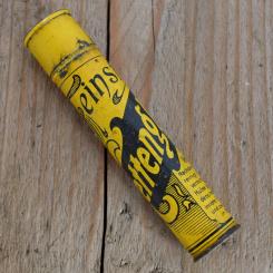 Blechdose "FEINSTE KETTENGLÄTTE" orig. 10er Jahre, 113 x 23 mm, ohne Inhalt, Boden fehlt   