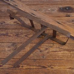 Gepäckträger, Bandeisen, ca. 31 x 19cm, orig. 30er Jahre, für Schellenmontage, gebr. 