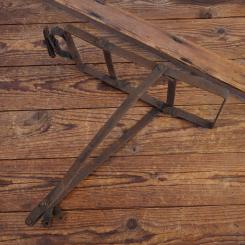 Gepäckträger, Bandeisen, ca. 34 x 20cm, orig. 30er Jahre, für Schellenmontage, gebr. 