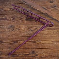 Gepäckträger, orig. 50er Jahre, für Sportrad, pink-metallic, gebr. 